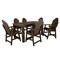 Highwood Usa Hamilton 7pc Rectangular Counter Height Outdoor Patio Furniture Dining Set 72 x 42 AD-ST7HM2CO4BA-ACE - alternate 1